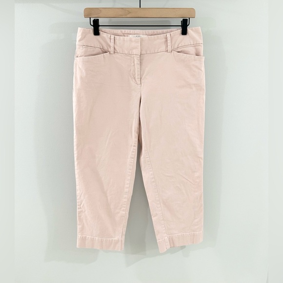 Loft Julie Ankle Pants Pink Size 6 - Picture 2 of 6